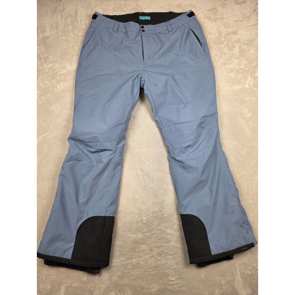 Roxy Snow Pants Women XL Blue DryFlight 10K/3k Insulated Ski Snowboard Flare